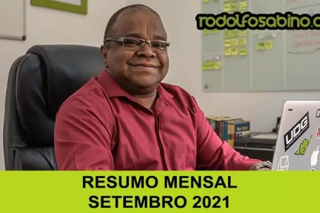 Rodolfo Sabino - Resumo Mensal - Setembro 2021